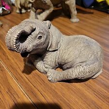 The Herd  Marty Sculpture Elephant Figurine #2111 Chat Excellent Condition picture