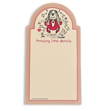 Cathy Comic Strip Vintage Annoying Little Details Notepad Pink 1982 Collectible picture