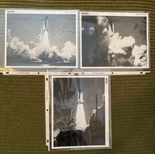 1986 NASA Press Photos Challenger STS-51L Disaster Launch Arc Type 1 Kodak RARE picture