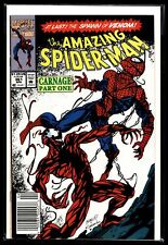 1992 Amazing Spider-Man #361 Newsstand 1st Carnage Marvel Comic picture