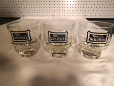 5 Rare Vintage Win Schuler's Distictive Dining in Michigan Glasses Stevensville picture