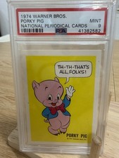 1974 Warner Bros. Porky Pig National Periodical Cards Non-Sport PSA 41382582 picture