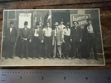 c1905 Bellefontaine Ohio Saloon Ladies Entrance Furnished Rooms Antique Photo picture