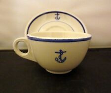 Homer Laughlin U.S. Navy Officers Mess Coffee Cup & Saucer Restaurant China picture