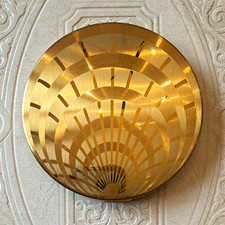 Vintage Pilcher Shell Goldtone Compact picture
