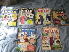 Vintage Marvel Modeling with Millie  Comic Lot of 6 #40 41 50 51  44 48 picture
