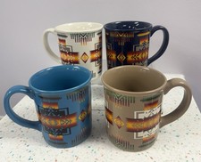Pendleton- Chief Joseph Rich Ceramic Mugs, Set of 4 picture