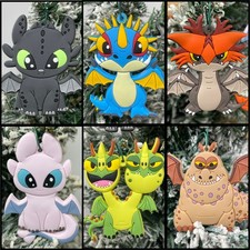 How to Train Your Dragon Christmas Ornaments 6 Piece Set Featuring Barf & Belch picture