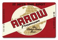 ARROW PREMIUM GLOBES FINEST BEER 18