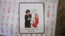 2014 HOWARD STERN/BETH STERN CHRISTMAS CARD FRAMED (VERY VERY RARE) picture