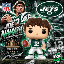 Funko Pop Cave JOE NAMATH NFL New York Jets QUARTERBACK Broadway Joe HOF picture