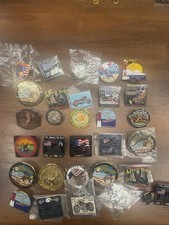 34 NJ Elks Club Pins Miracle Run Camp Moore Lacey Lodge Enamel Pin Lot picture