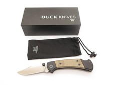 2022 Buck 112 Ranger Sport Pro 112GRS5 S30V Micarta Folding Hunter Knife picture