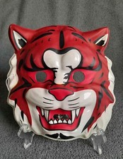 Rare Vintage Red Tiger Halloween Mask In Pristine Condition picture