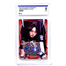 2026 Teleca MEOVV SOOIN /15 Red Autograph 1st Rookie 미야오 수인 picture