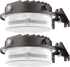 LED Barn Light 50W Outdoor Dusk to Dawn Yard Lighting Aluminum 5000K 2Pack picture