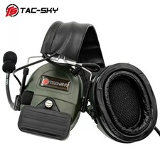 TAC-SKY Comtac-I Pickup Tactical Noise Reduction Headset Silicone Earmuffs New picture