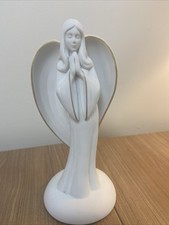 Angel of Grace Keepsake Porcelain Sculpture Teleflora Grave Marker Funeral picture