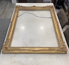 44.5” X 34.5” A.P.F. Munn Solid Wood Handcarved Louis XV Gold Leaf Gilded Frame picture