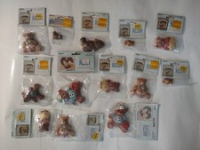 Vintage Wang's Pre-painted Lot of 12 Resin Bears For Crafts picture