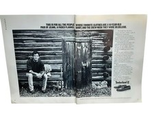 1984 Timberland Shoes Print Ad 2 Page Rustic Cabin Fashion picture