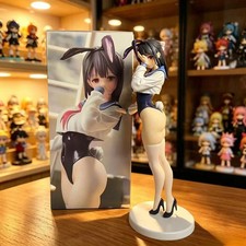 JK Bunny Girl Anime Figure Handmade Uniform Statue Display Model Desk Decor Gift picture