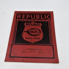 Vintage 1931 Republic Gears Catalog Ring Differential Pin picture