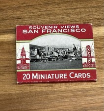 Vintage San Francisco Souvenir Views 20 Vintage Miniature Photo Cards picture