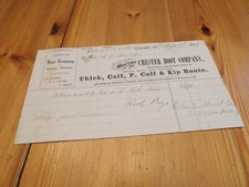 1873 Billhead Chester Book Company Located in Chester, Vermont picture