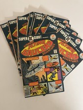 Super DC Giant #27 - 1976 Strange Flying Saucers Adventures DC Comics Lot of 10 picture