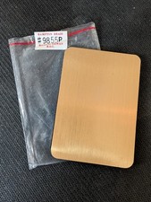 Vintage Hampton Brass Pocket Address Book Accordion Magnetic Folding Gold Tone picture