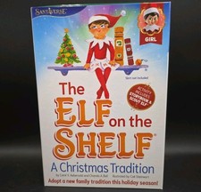 The Elf On The Shelf Girl A Christmas Tradition Story Book NEW picture
