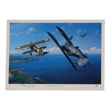 WWI James Pickering RAF Signed Stan Stokes Faith Hope & Charity Lithograph AIV picture