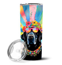 Black Labrador Hippie Dawg Stainless Steel 20 oz Skinny Tumbler DAC2521TBL20 picture