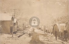Marble COLORADO Street scene on September 14 1912 RPPC Photo Postcard COPY picture