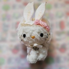 Sanrio Charmmy Kitty Bunny Ear Mascot Plush Toy Vintage Character Rare picture
