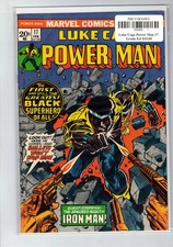 Marvel Luke Cage, Power Man #17 (1974) Iron Man Guest Starring (English) VF picture