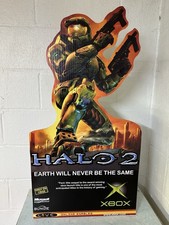 Halo 2 Standee 18x34” Promo Repro Sign Xbox picture