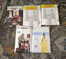 Butterick McCall's Simplicity Women's Costume Sewing Patterns Lot of 5 picture