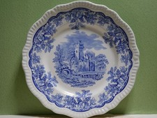 [Near Mint] Spode Blue Room Collection Ruins 28cm Large Plate, Made in England picture