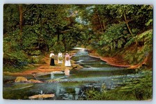 1909 Fredonia New York Vintage Postcard Scenic View Canadaway Creek Scene Posted picture
