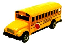 Yellow School Bus Die Cast Metal Collectible Pencil Sharpener picture