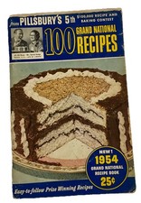 Pillsbury 5th Grand National Recipe Book 1954 Original Bakery & Baking picture