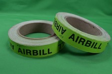 VTG  Air Lines AIRBILL Tape Rolls,2 Rolls,Green picture