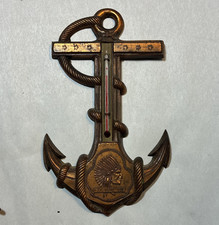 Old Thermometer with Nautical and Native American theme marked Richmond, Va picture