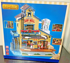 LEMAX MENARDS SAW MILL EXCLUSIVE CHRISTMAS VILLAGE ANIMATED SIGHTS SOUNDS 2020 picture
