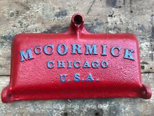 Antique Cast Iron Door McCormick  Red and Blue Chicago USA Unknown picture