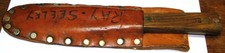 Vintage Malco Duct Knife DK1 & Malco TP-301 Leather Sheath picture