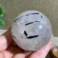 220g Electric stone hand polished ball spiritual decoration picture