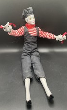 1983 Seymour Mann French Mime Porcelain Doll with Drama Masks 18